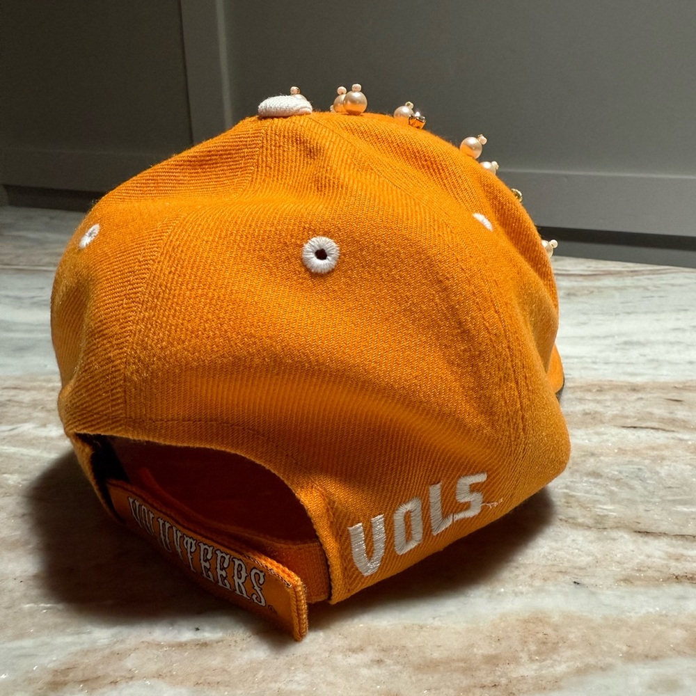 One-of-kind Orange Tennessee Embellished Cap - Picture 5 of 6